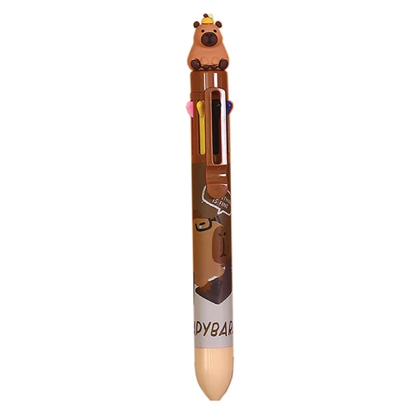 ΣΤΥΛΟ 8 ΧΡΩΜΑΤΑ CAPYBARA 0.5mm - 3 ΣΧΕΔΙΑ