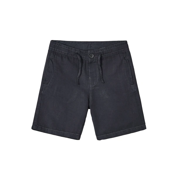 MAYORAL LINEN FADED BERMUDA PANTS GRAPHITE
