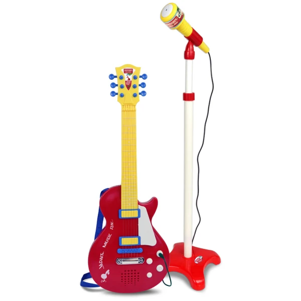 BONTEMPI ELECTRONIC ROCK GUITAR AND MICROPHONE WITH STAND