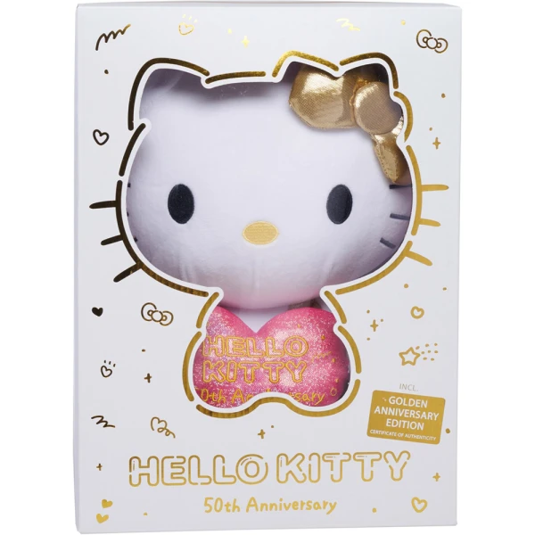 PLUSH 30 cm 50th ANNIVERSARY HELLO KITTY