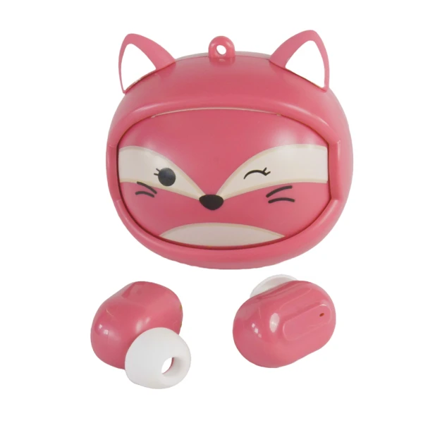 SQUISHMALLOWS FACE-CHANGE ΑΣΥΡΜΑΤΑ ΠΑΙΔΙΚΑ ΑΚΟΥΣΤΙΚΑ TWS EARBUDS - FIFI THE FOX
