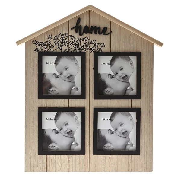 WOODEN MULTI-PHOTO FRAME 34X39 CM