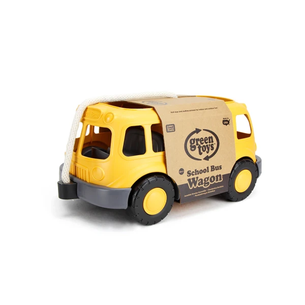 GREEN TOYS SCHOOL BUS WAGON WAGSB-1567