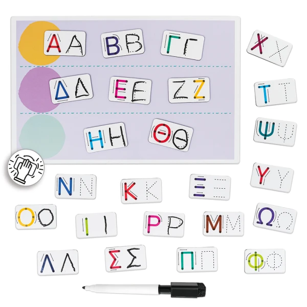 HAPPIHOBBI LEARN TO WRITE 72 EDUCATIONAL PAPER MAGNETS FOR AGES 5+