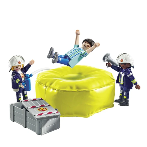 PLAYMOBIL CITY ACTION FIREFIGHTER WITH AIR PILLOW