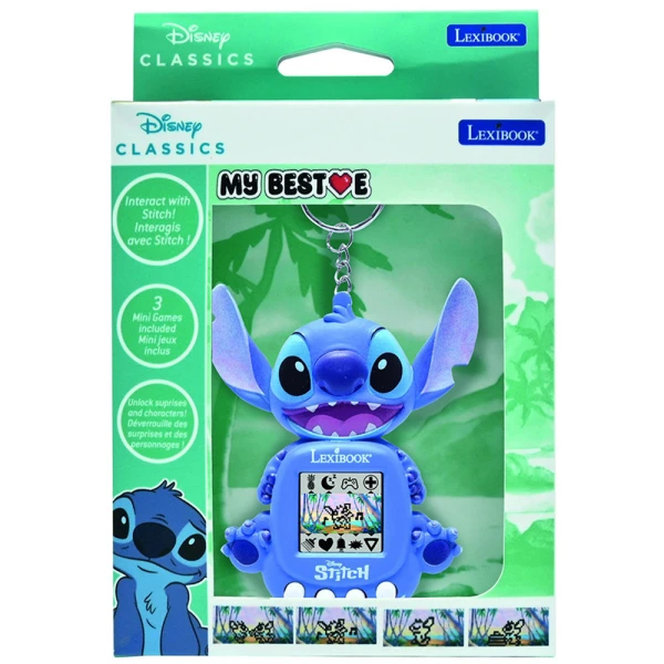 LEXIBOOK DISNEY STITCH MY BEST-E® ΚΟΝΣΟΛΑ ΜΕ ΟΘΟΝΗ LCD