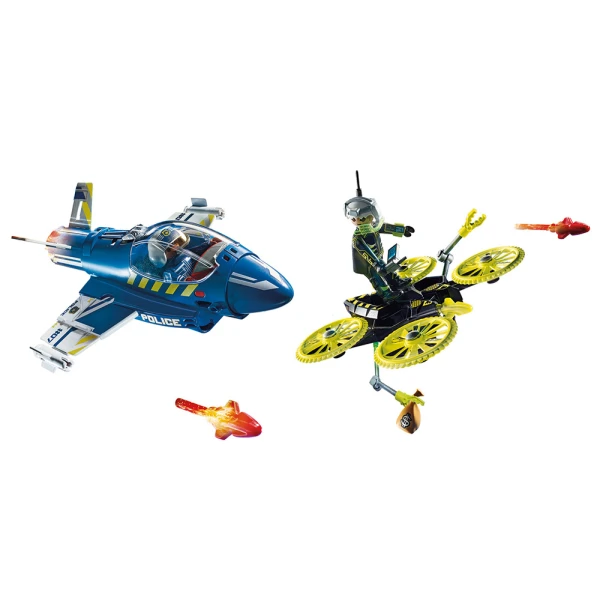PLAYMOBIL CITY ACTION ΚΑΤΑΔΙΩΞΗ DRONE ΑΠΟ ΑΣΤΥΝΟΜΙΚΟ ΤΖΕΤ