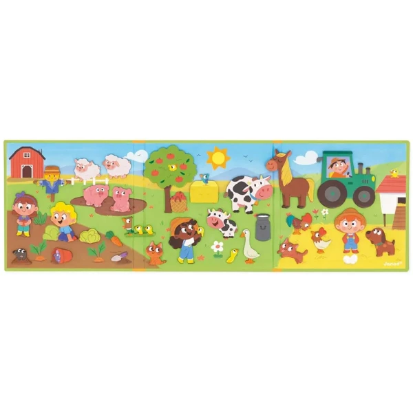JANOD MAGNETIC BOOK THE FARM STORIES FOR 3+