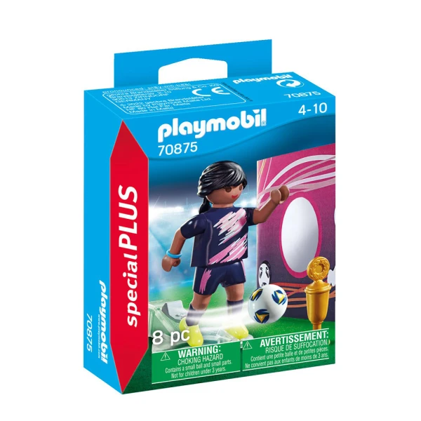 PLAYMOBIL SPECIAL PLUS ΓΥΝΑΙΚΑ ΠΟΔΟΣΦΑΙΡΙΣΤΗΣ ΜΕ ΤΟΙΧΟ ΕΞΑΣΚΗΣΗΣ