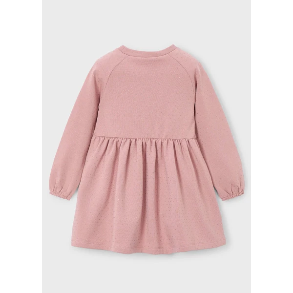 MAYORAL DRESS SWEATSHIRT BAG SOFT PINK