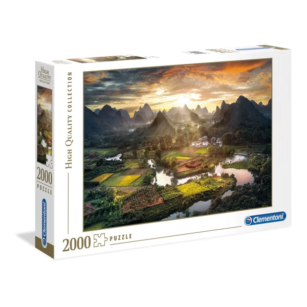 CLEMENTONI PUZZLE HIGH QUALITY COLLECTION CHINA 2000 PCS
