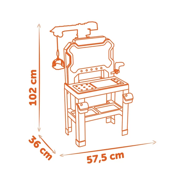 SMOBY BLACK & DECKER ΠΑΓΚΟΣ ΕΡΓΑΣΙΑΣ BRICOLO BUILDER