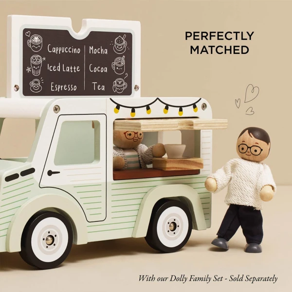 LE TOY VAN WOODEN CAFE VAN