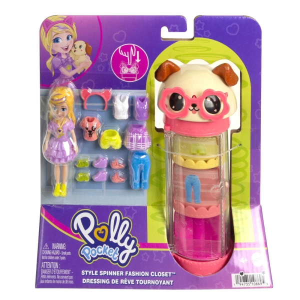 POLLY POCKET - ΚΟΥΚΛΑ ΜΕ ΜΟΔΕΣ ΣΕ ΚΥΛΙΝΔΡΟ HKW06