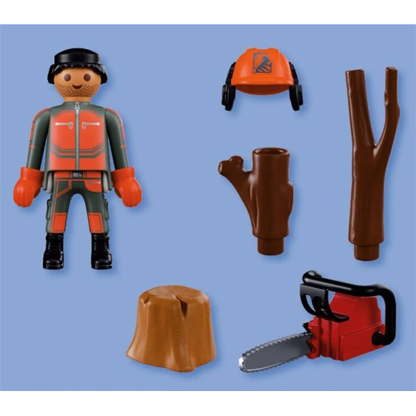 PLAYMOBIL SPECIAL PLUS ΞΥΛΟΚΟΠΟΣ ΜΕ ΑΛΥΣΟΠΡΙΟΝΟ