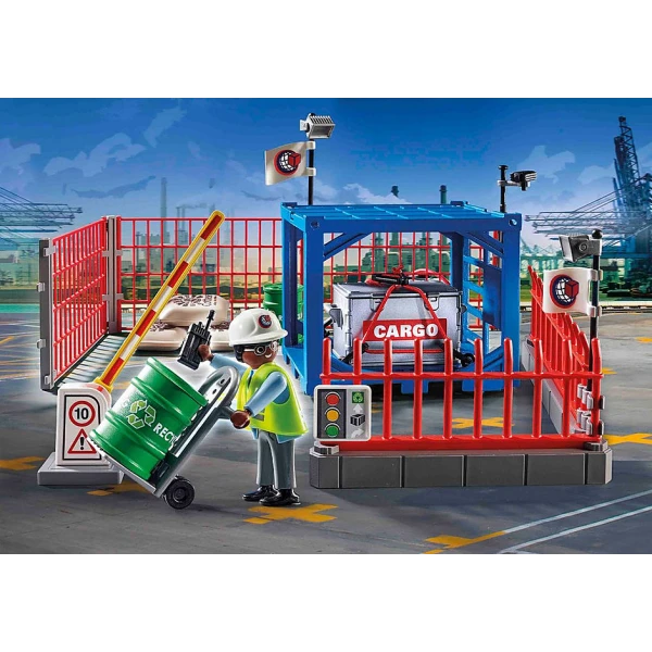 PLAYMOBIL CITY ACTION CARGO FREIGHT STORAGE