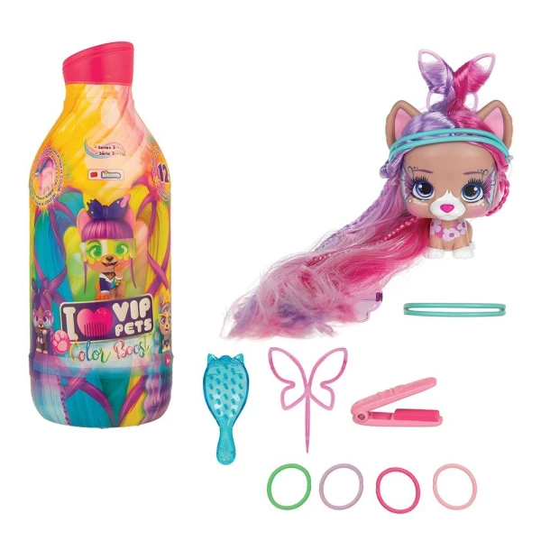 VIP PETS SERIES 2 COLOR BOOST COLLECTIBLE DOLL WITH EXTRA LONG HAIR
