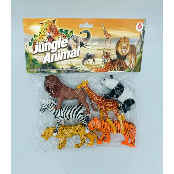 WILD ANIMALS IN BAG 6 pcs.