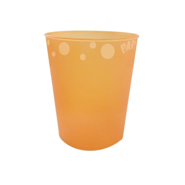 REUSABLE CUP PARTY 250ml ORANGE