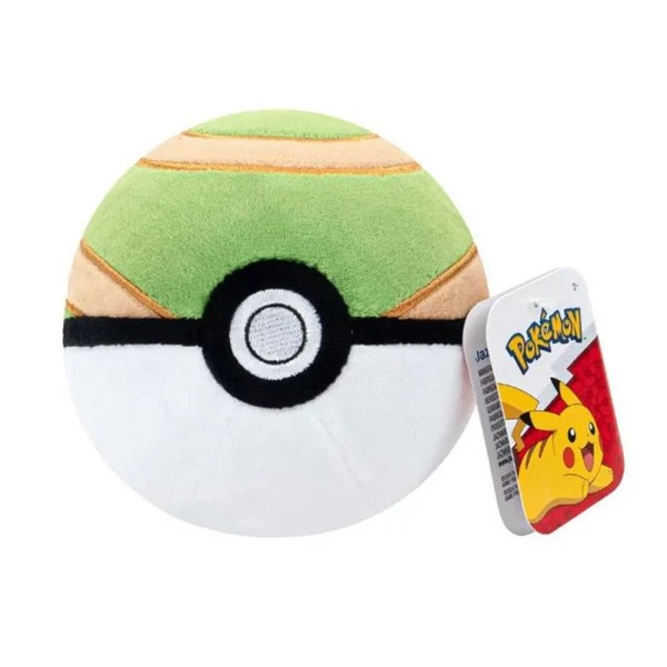 POKEMON  PLUSH POKÉ BALL 12,5cm. W2 - NEST BALL