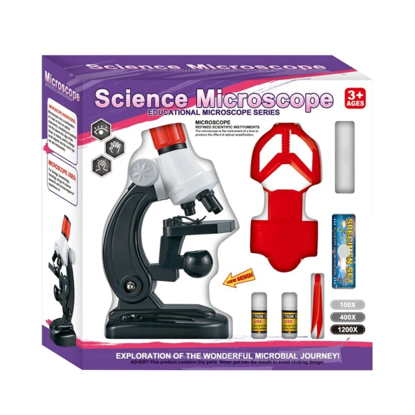 MICROSCOPE 12.5 x 8.1 x 23 cm. WITH CELL PHONE BASE