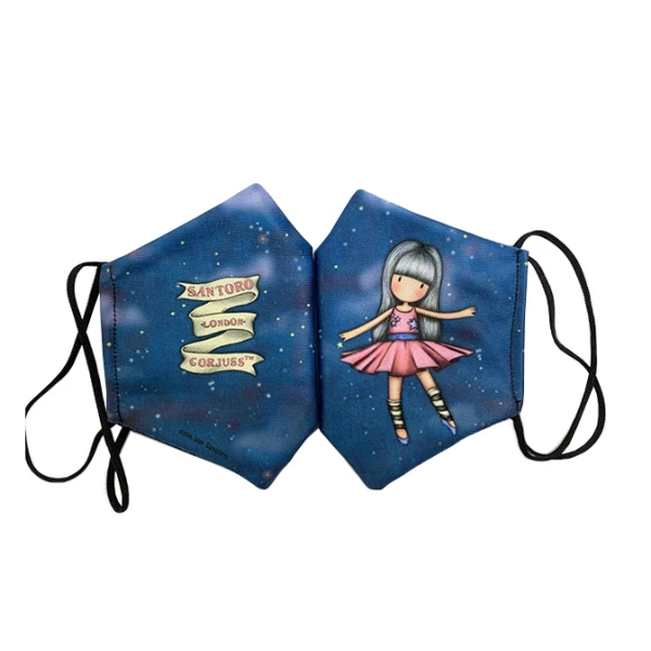 GORJUSS SANTORO PROTECTIVE MASK DANCING AMONG THE STARS