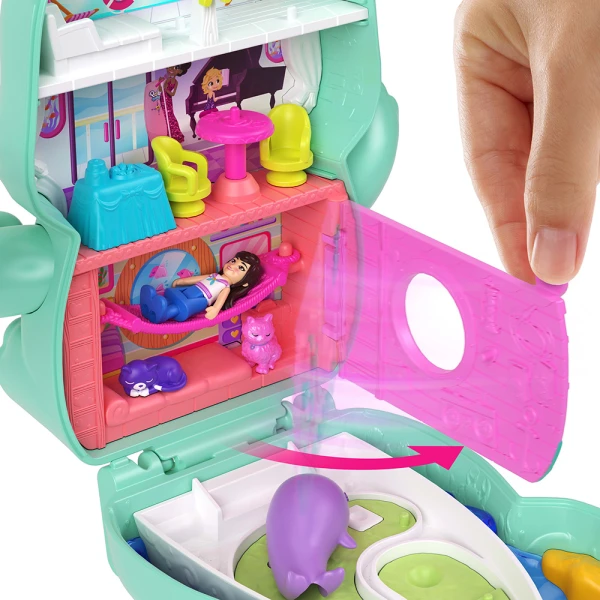POLLY MINI POLLY\'S WORLD SET - SAIL KITTY