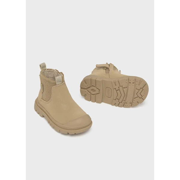 MAYORAL ANKLE BOOT CHELSEA LUG SOLE BEIGE 