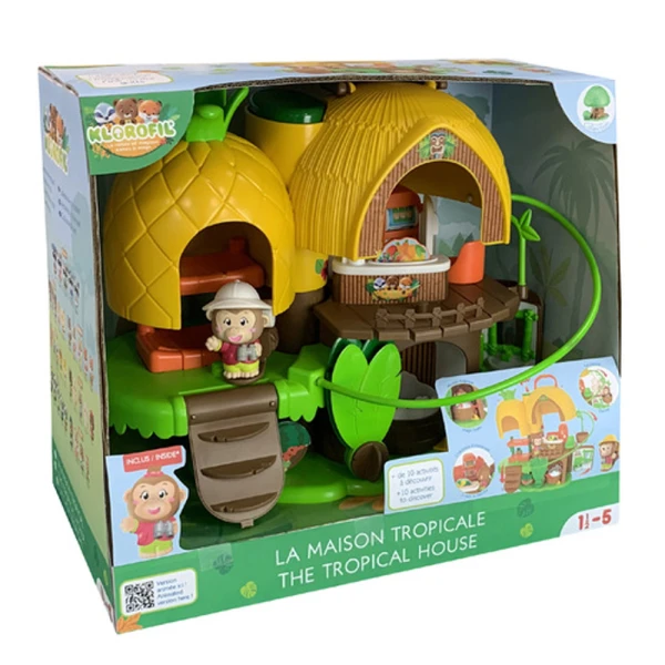 KLOROFIL EDUCATIONAL TOY THE TROPICAL HOTEL WITH 1 LIMITED CHARACTER