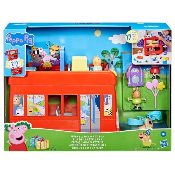 PEPPA PIG 2 ΣΕ 1 ΛΕΩΦΟΡΕΙΟ ΠΑΡΤΥ ΤΗΣ ΠΕΠΠΑ