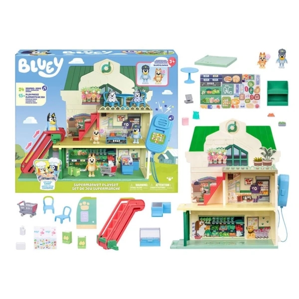 BLUEY PLAYSET SUPER MARKET