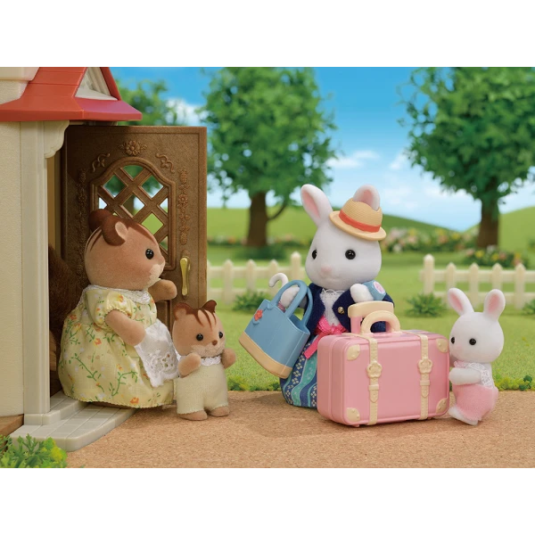 THE SYLVANIAN FAMILIES WEEKEND TRAVEL SET SNOW RABBIT MOTHER 5641