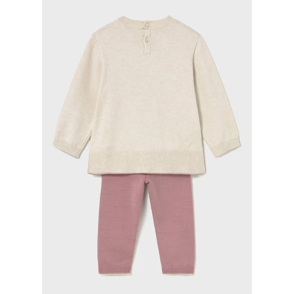 MAYORAL SET TROUSERS LONG KNITTED ORCHID 