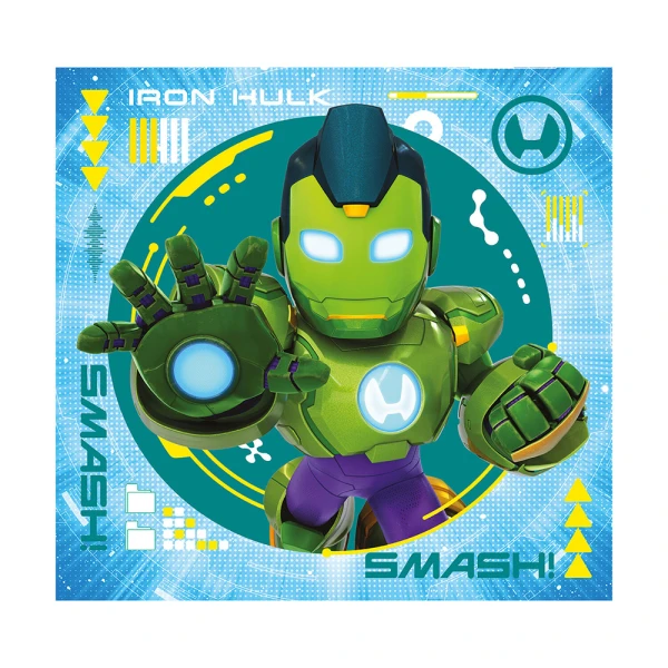 CLEMENTONI KIDS PUZZLE SUPER COLOR 3X48 pcs IRON MAN & HIS AWESOME FRIENDS