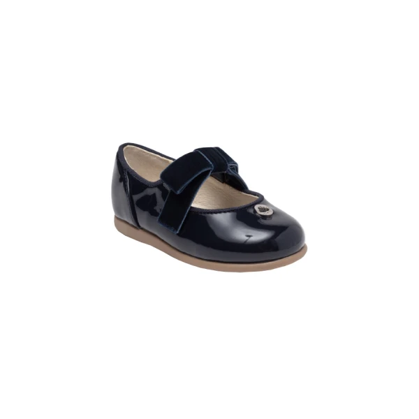 MAYORAL TOGGLE PATENT LEATHER SHOES NAVY BLUE