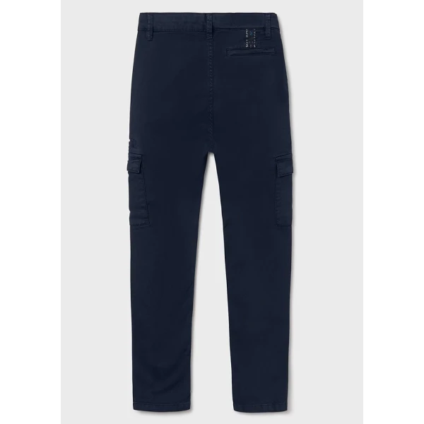 MAYORAL TROUSERS CARGO SLIM FIT NAVY BLUE