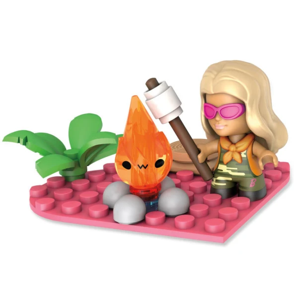 MEGA BLOKS BARBIE FIGURE WITH ACCESSORIES 25 pcs - CAMP GUIDE