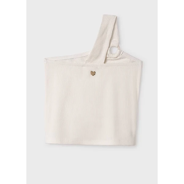 MAYORAL BLOUSE BRACES  ECRU