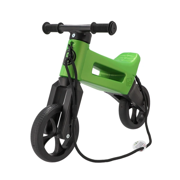 FW RIDER SUPERSPORT BALANCE BIKE 2 IN 1 METALLIC GREEN