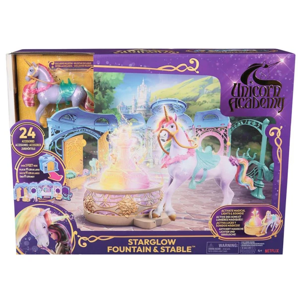 UNICORN ACADEMY STABLE PLAYSET