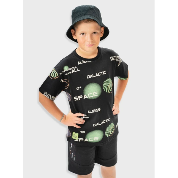ENERGIERS BOY\'S BERMUDAS BLACK