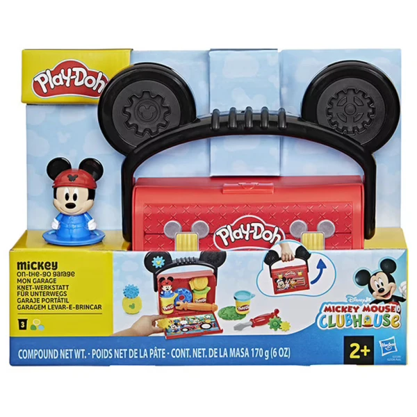 PLAY-DOH DISNEY JUNIOR ON THE GO PLAYSET GARAGE