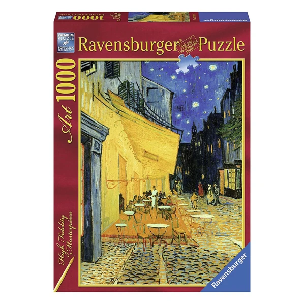 RAVENSBURGER ΠΑΖΛ 1000 τεμ. AC VAN GOGH ΝΥΧΤΕΡΙΝΟ ΚΑΦΕ