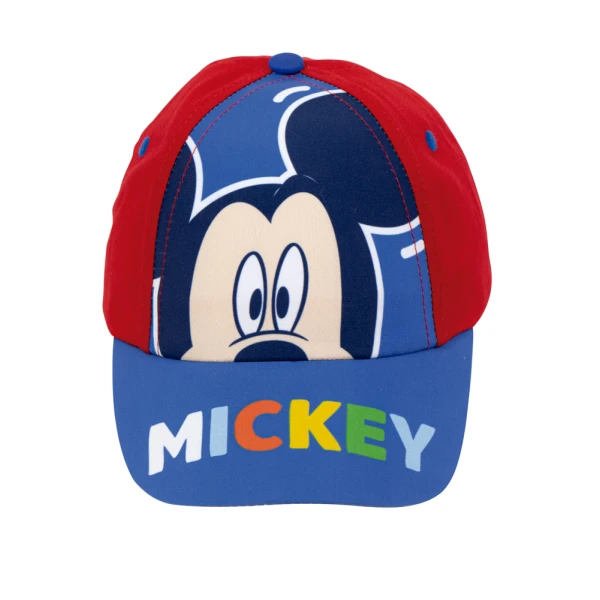 COTTON/PLY HAT MICKEY KIDS 48/51 - RED