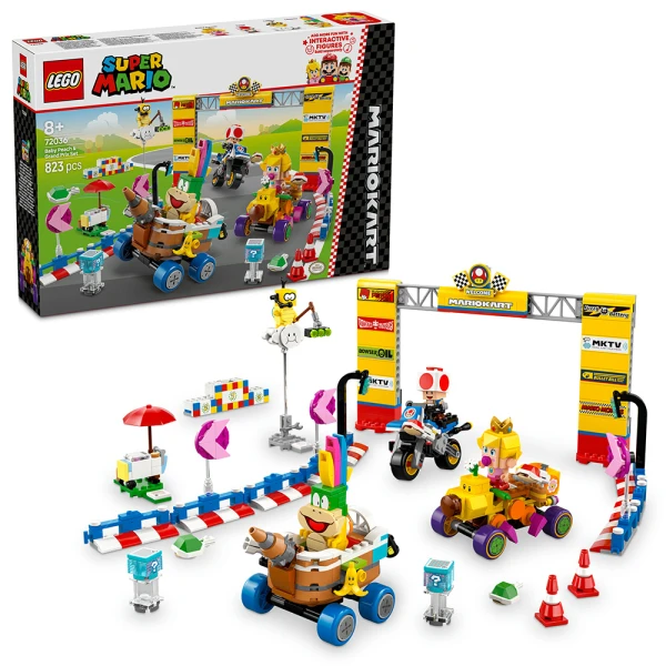 LEGO® SUPER MARIO™: MARIO KART™ – BABY PEACH & ΣΕΤ ΓΚΡΑΝ ΠΡΙ