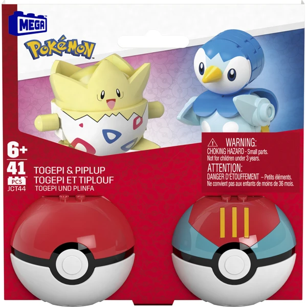 MEGA POKEMON POKEBALL 41 τεμ ΣΕΤ ΤΩΝ 2 - TOGEPI & PIPLUP