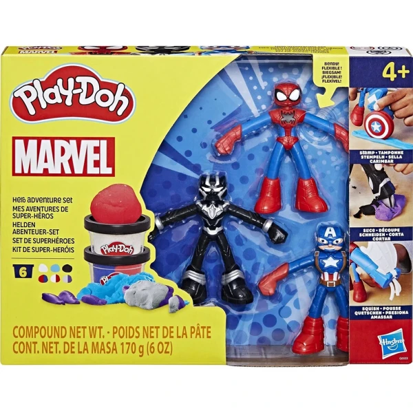PLAY-DOH ΣΕΤ ΠΑΙΧΝΙΔΙΟΥ HERO ADVENTURE MARVEL
