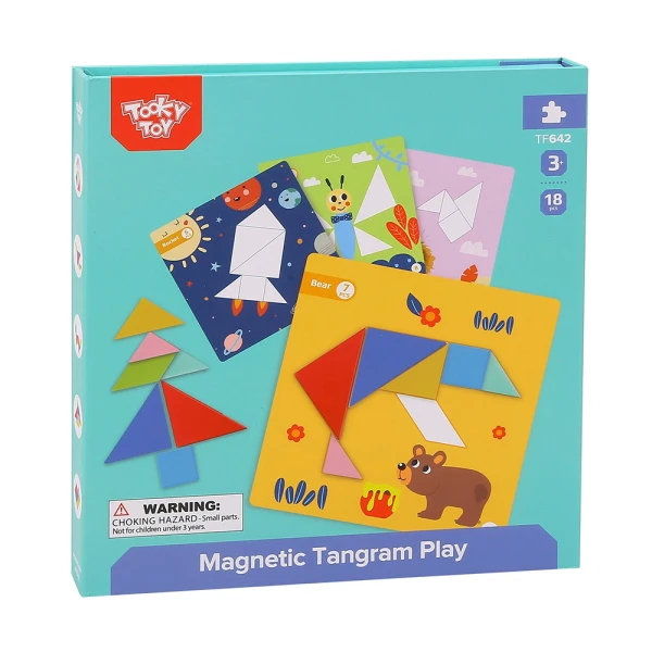 WOODEN MAGNETIC TANGRAM PLAY
