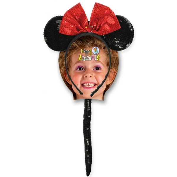 ΑΠΟΚΡΙΑΤΙΚΟ ΣΕΤ BOBBER MOUSE WITH SEQUINS