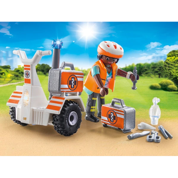 PLAYMOBIL CITY LIFE RESCUE BALANCE RACER